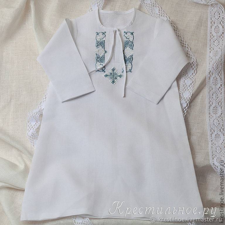 Как сшить крестильную рубашку на мальчика? как сшить крестильную рубашку для девочки? примеры готовых изделий для детей