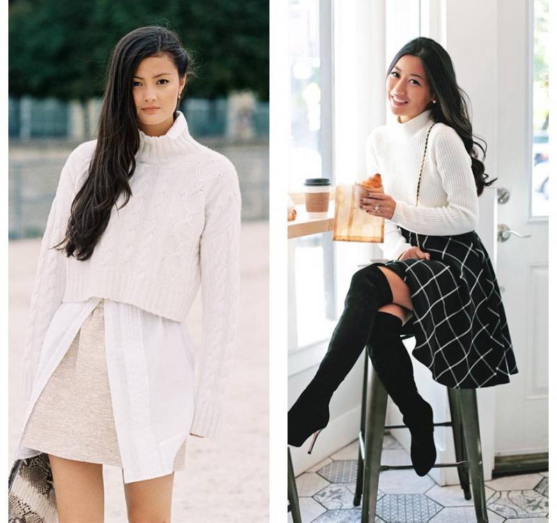 Платье-свитер – тренд осени-зимы 2020: разбираем, с чем носить в этом сезоне, на примере подиума и модных блогеров