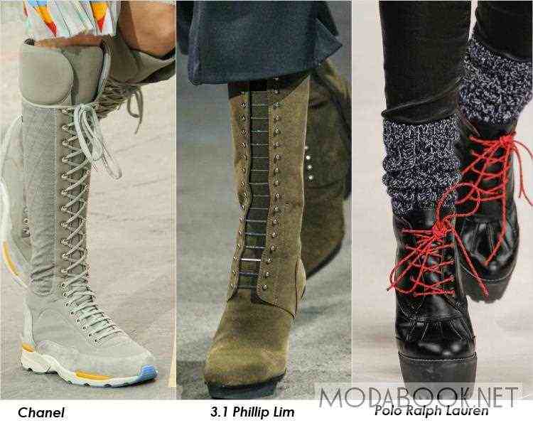 Сапоги со шнуровкой спереди: с чем носить и сочетать art-textil.ru