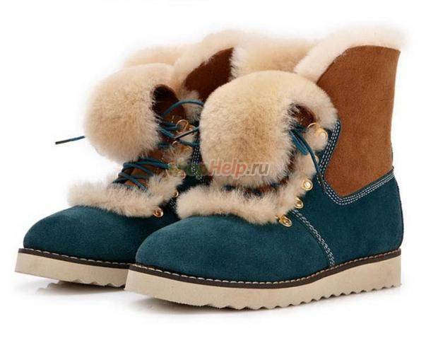 Женские зимние ботинки на натуральном меху