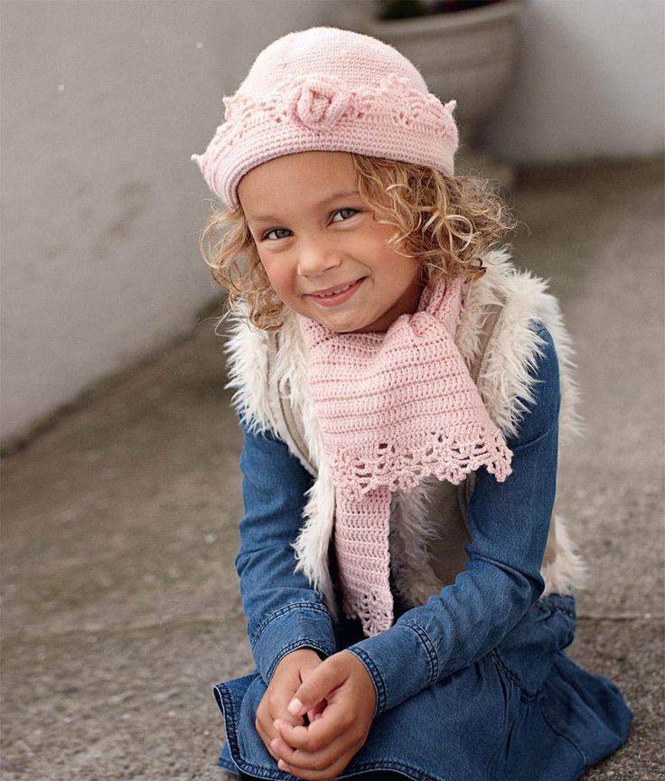 Детский шарф крючком: схема и описание с фото и видео