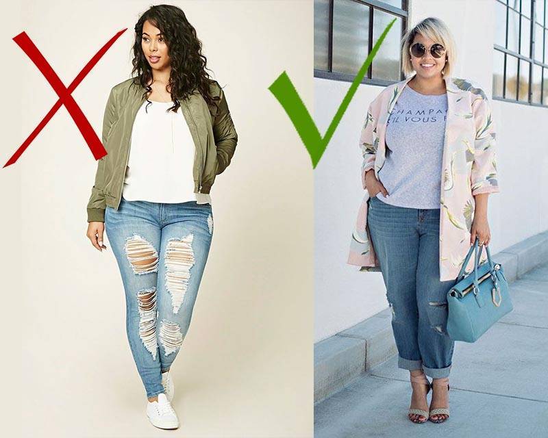 С чем носить джинсы полным женщинам осенью: фото модных образов
осенние образы с джинсами для полных дам — modnayadama