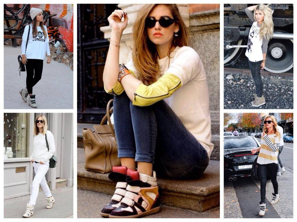 Кроссовки на платформе: стильные женские модели, с чем носить, модные образы с фото