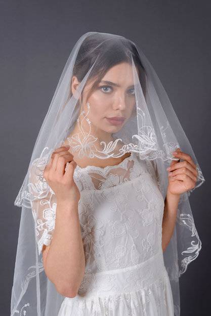 Свадебная фата для идеального образа невесты - виды
