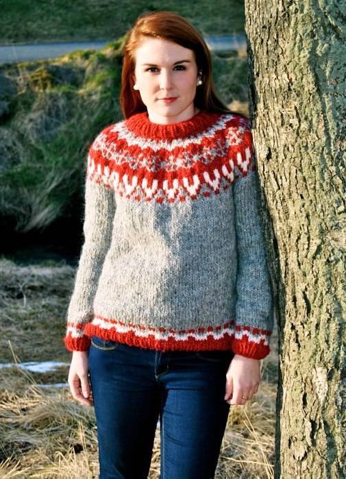 Схема вязания исландского свитера: делаем спицами