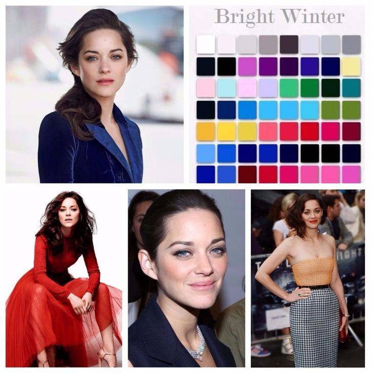 Цветотип зима: цвета, одежда, макияж, украшения, очки, волосы