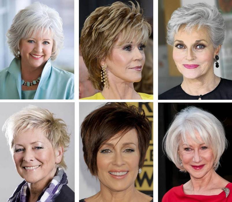 Прически на средние волосы для женщин 50 лет: омолаживающие
