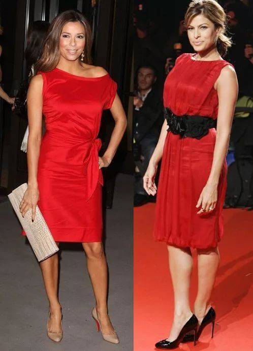 Девушка в красном — это опасно: можно ли надеть красные туфли с красным платьем?