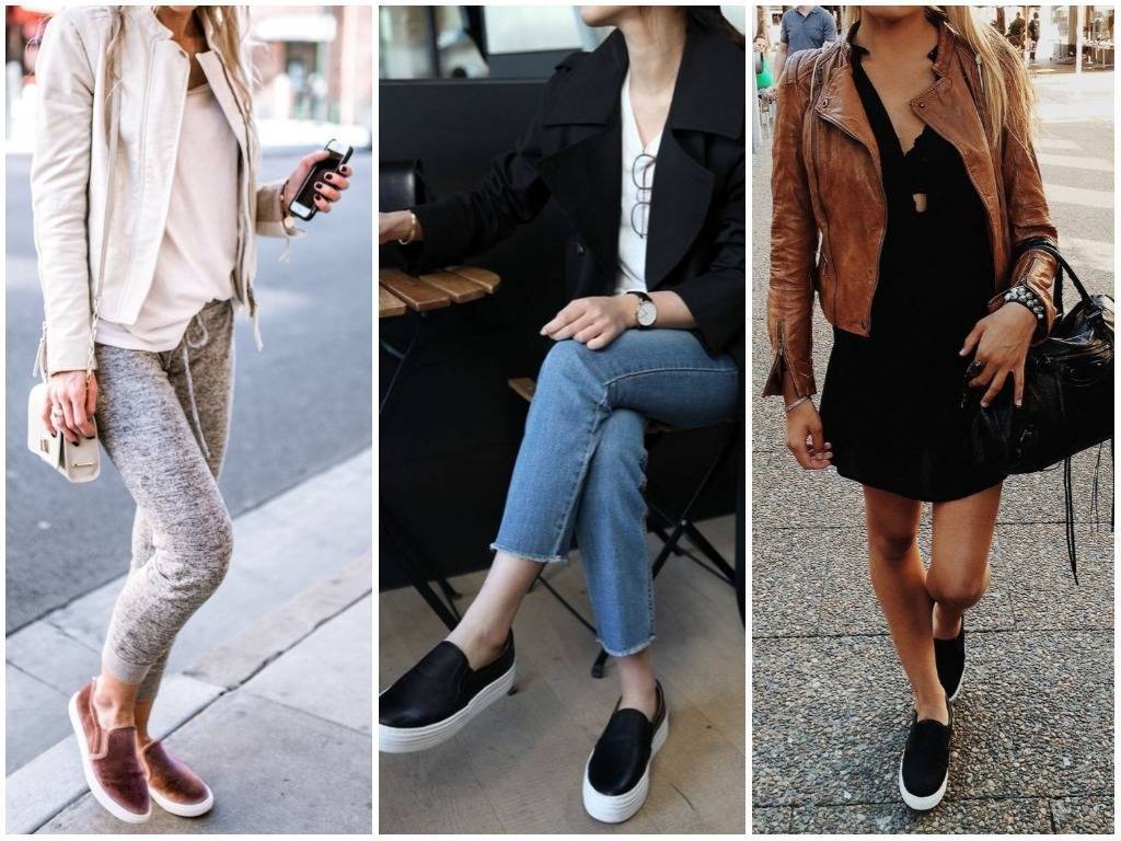 Модная обувь: слипоны женские (50 фото) — с чем носить?
