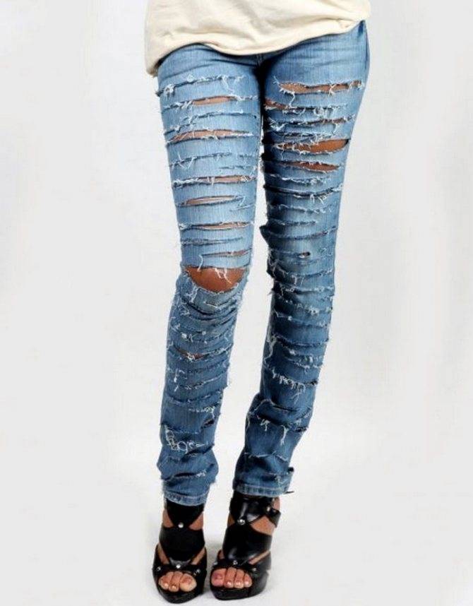 Как сделать рваные джинсы в домашних условиях? – женские вопросы