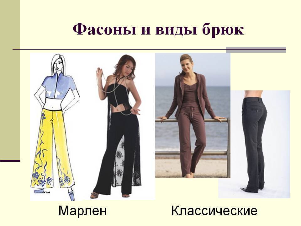 13 видов женских брюк, о которых вы не знали — julsa