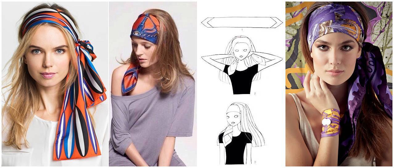 Как красиво повязать платок на голову разными способами