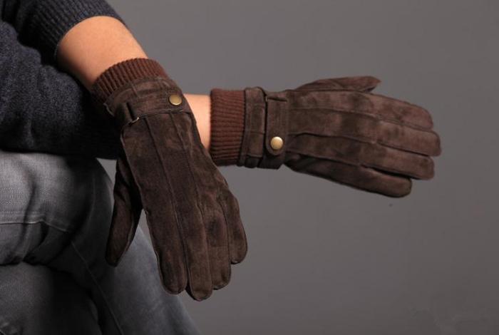 Кожаные мужские перчатки (77 фото): зимние модели из оленьей кожи на меху и тонкие коричневые демисезонные | season-mir.ru
