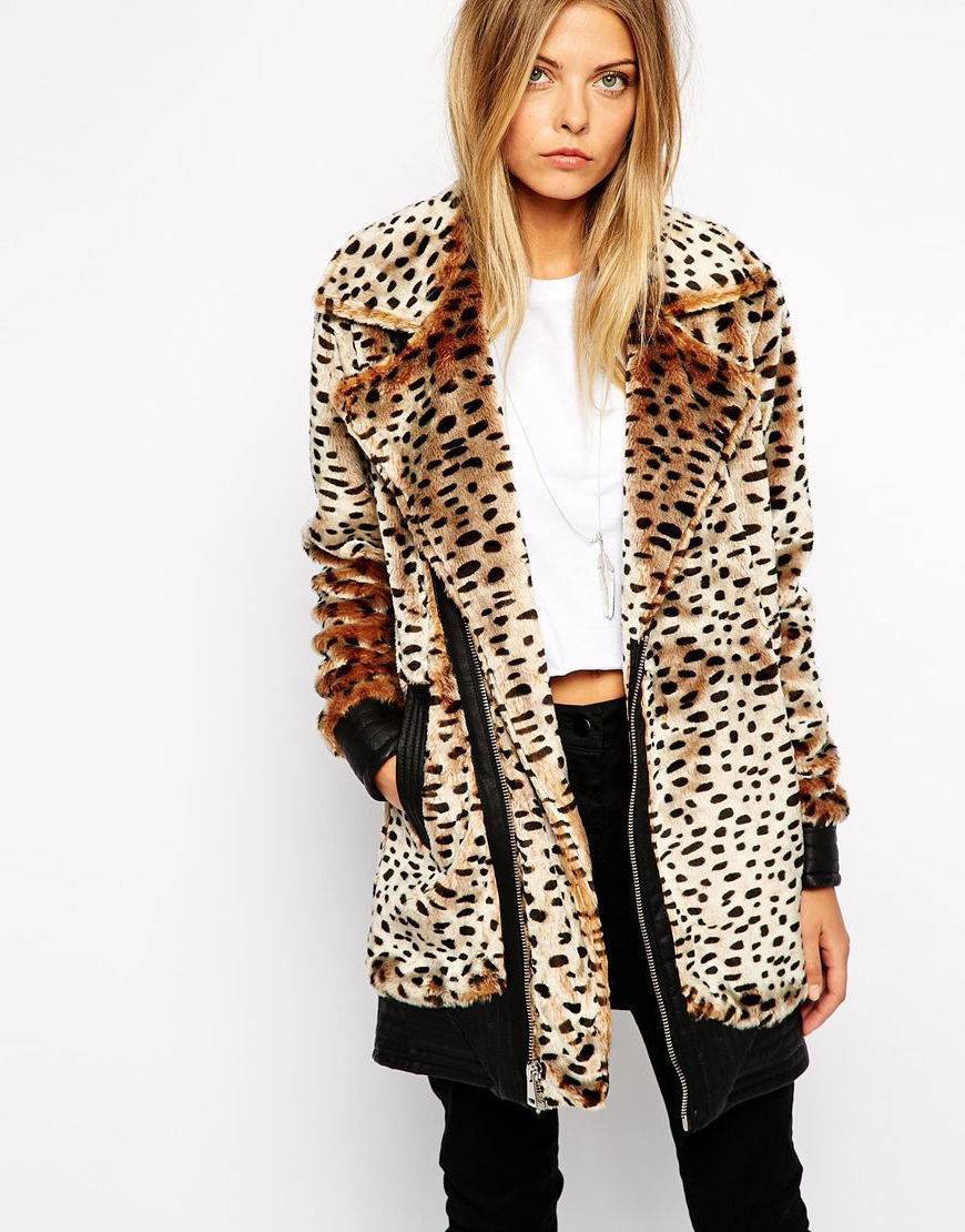 Куртка под леопарда с чем носить