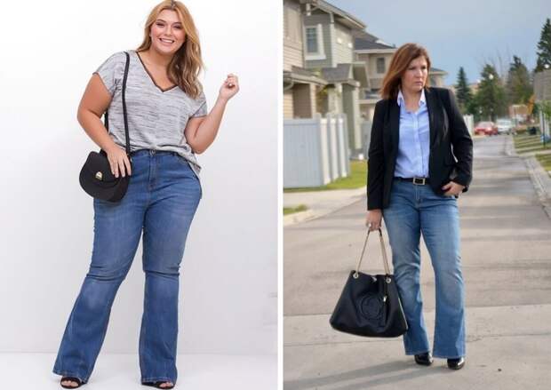 Рваные джинсы для полных девушек. с чем носить топ сочетаний.