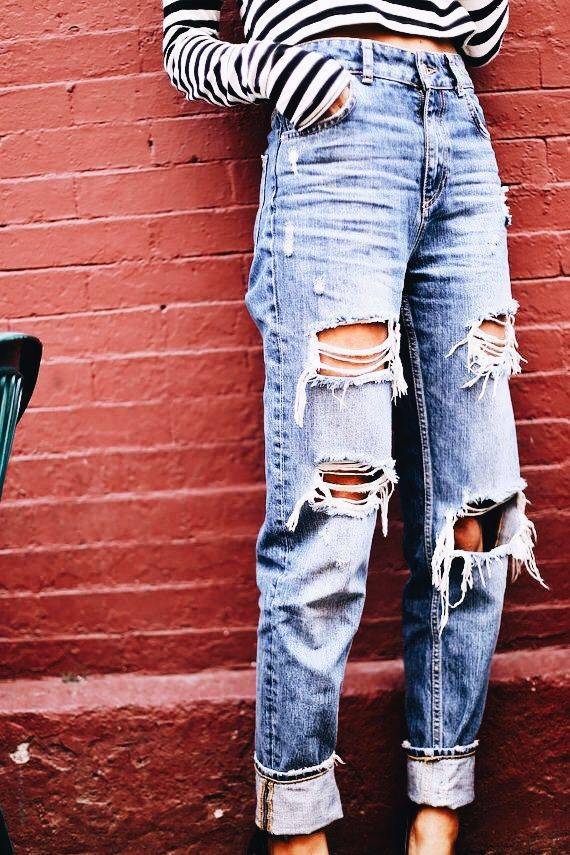 Мужские рваные джинсы: виды и с чем их носить • intrends
