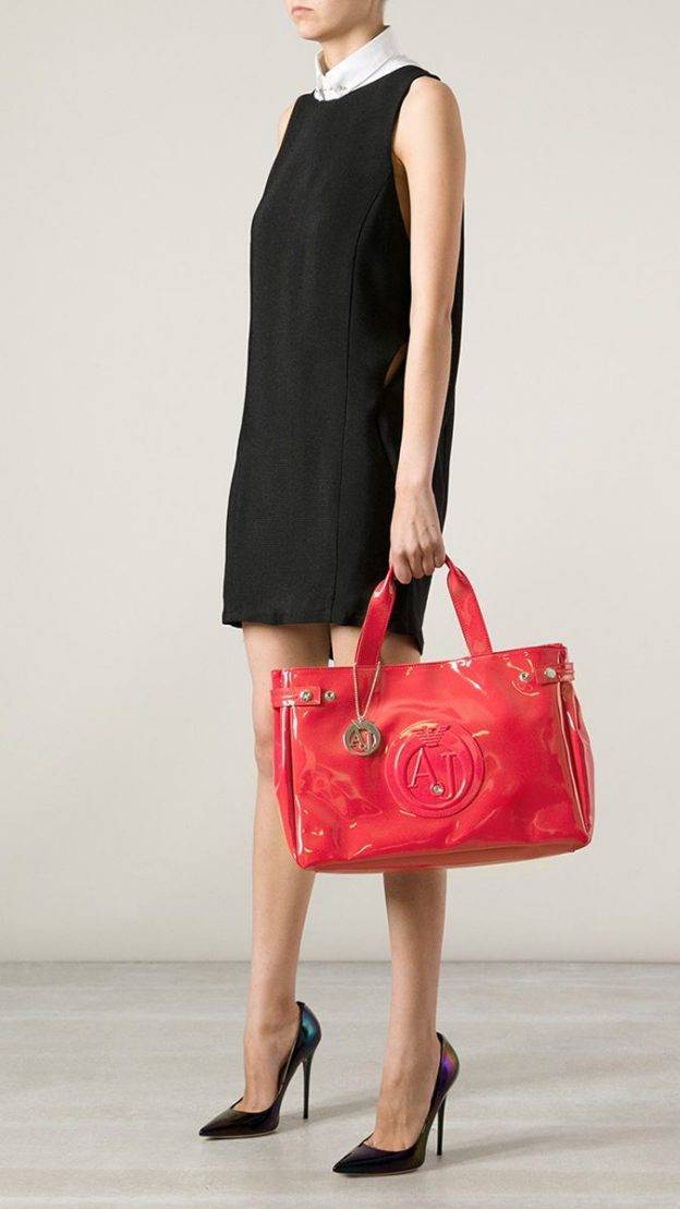 Модные образы на основе лаковых сумок, популярные модели и расцветки