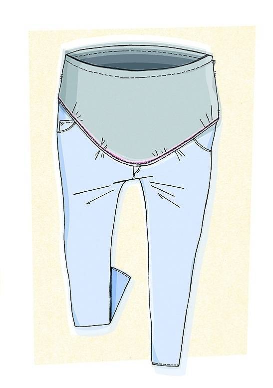 Как сделать из обычных брюк штаны для беременных