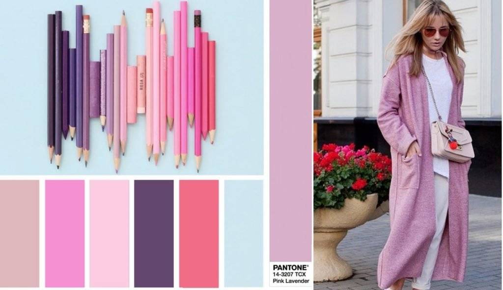 С каким цветом сочетается розовый цвет в одежде для женщин